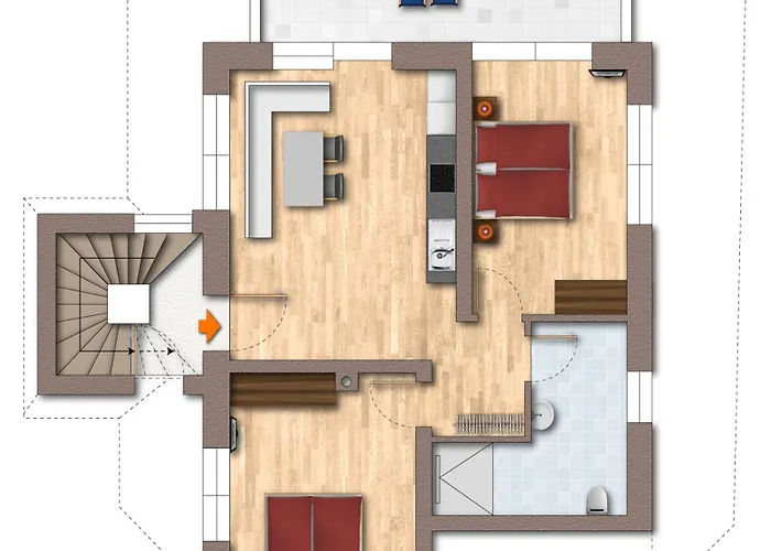 مزرعة للإقامة Honsahof *